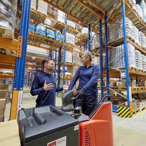 Werknemers in de transport en logistiek