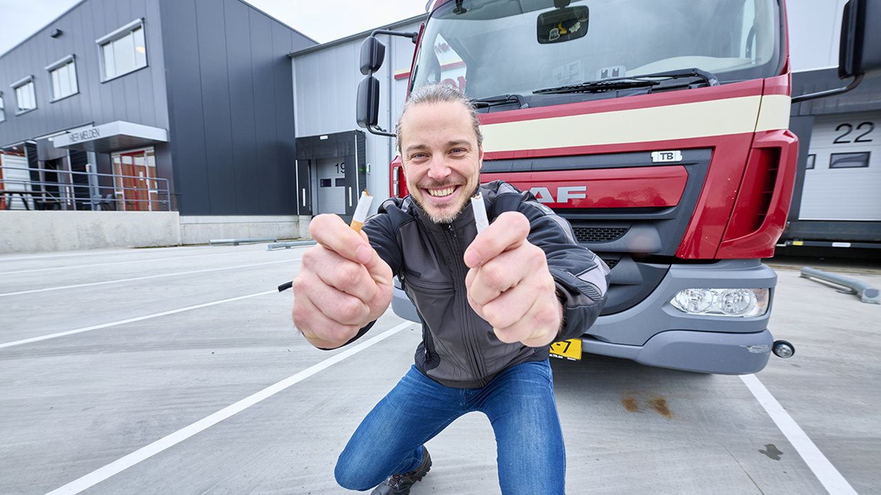 Stoppen met roken in transport en logistiek