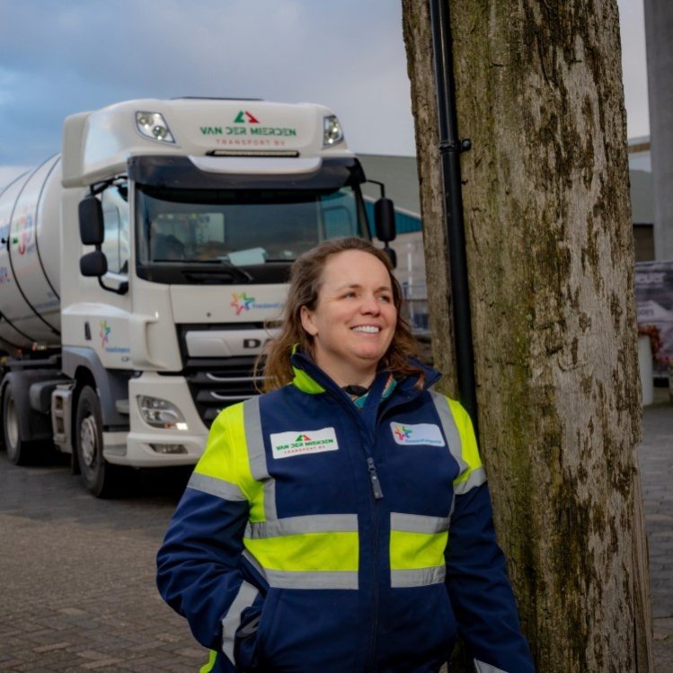 Bianca Schoenmaker werkt als chauffeur in transport en logistiek en gaat afvallen