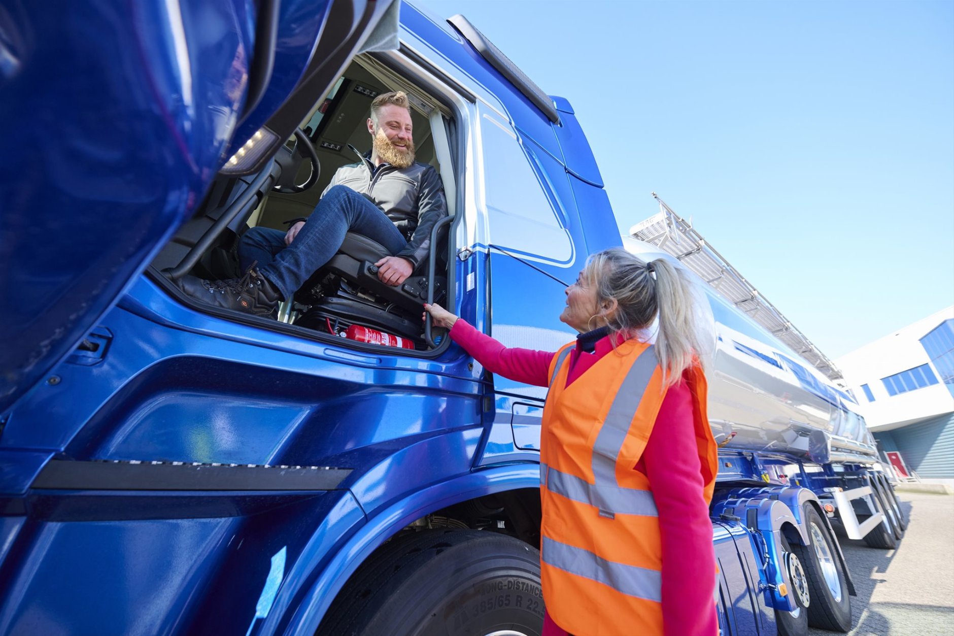 Veilig werken in de transport