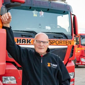 Internationaal vrachtwagenchauffeur Wim Brouwer