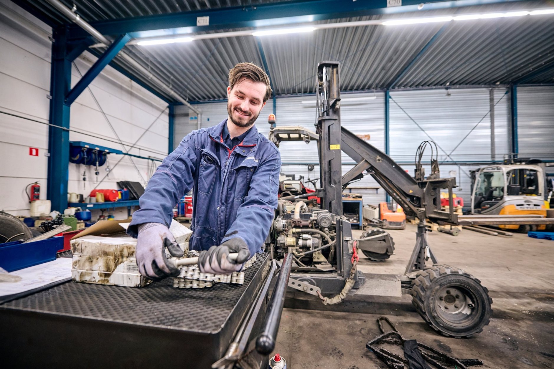 Veilig werken op een onderhoudswerkplaats